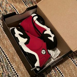 Brand new Jordan 14 Retro - red/black/white - 5